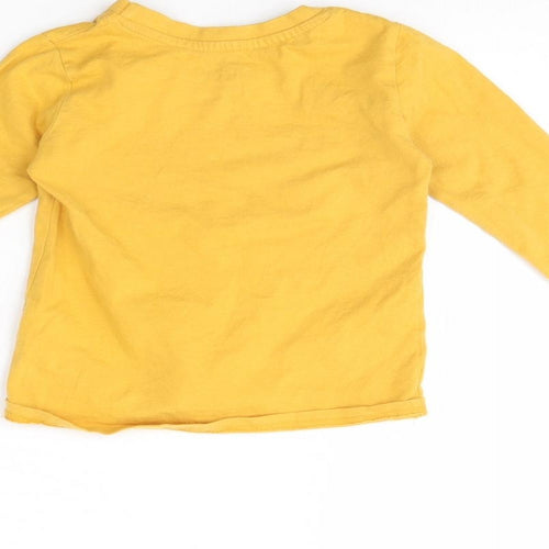 Primark Baby Yellow   Pullover Blouse Size 12 Months  - mummy's superstar
