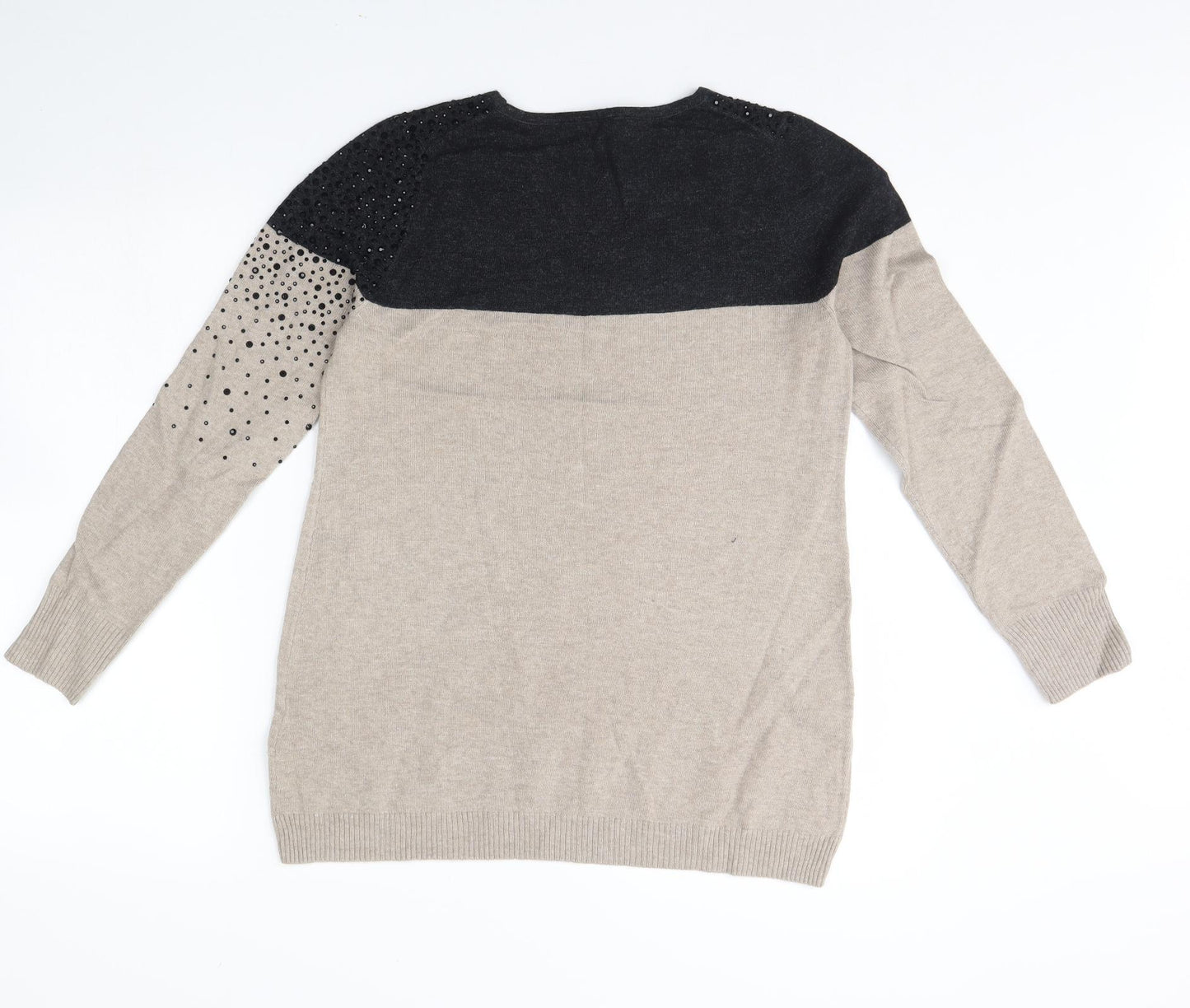 Clements Ribeiro Womens Beige   Pullover Jumper Size M