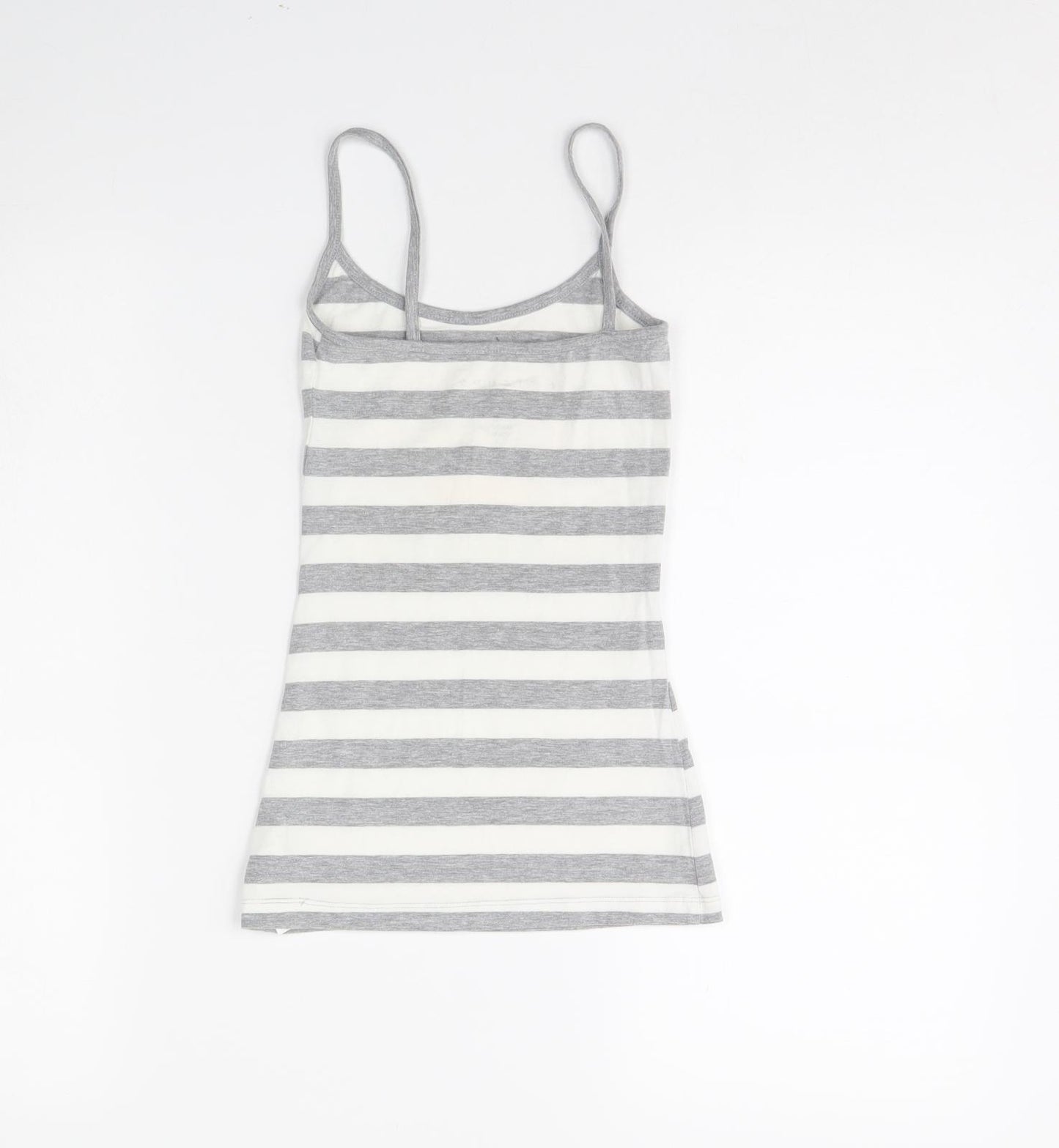 Friends Womens Grey Striped  Basic Tank Size XS  - FRIENDS. Loungewear