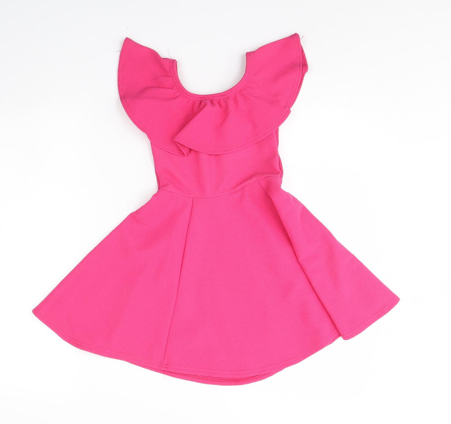 Miss evie Girls Pink   Fit & Flare  Size 7 Years