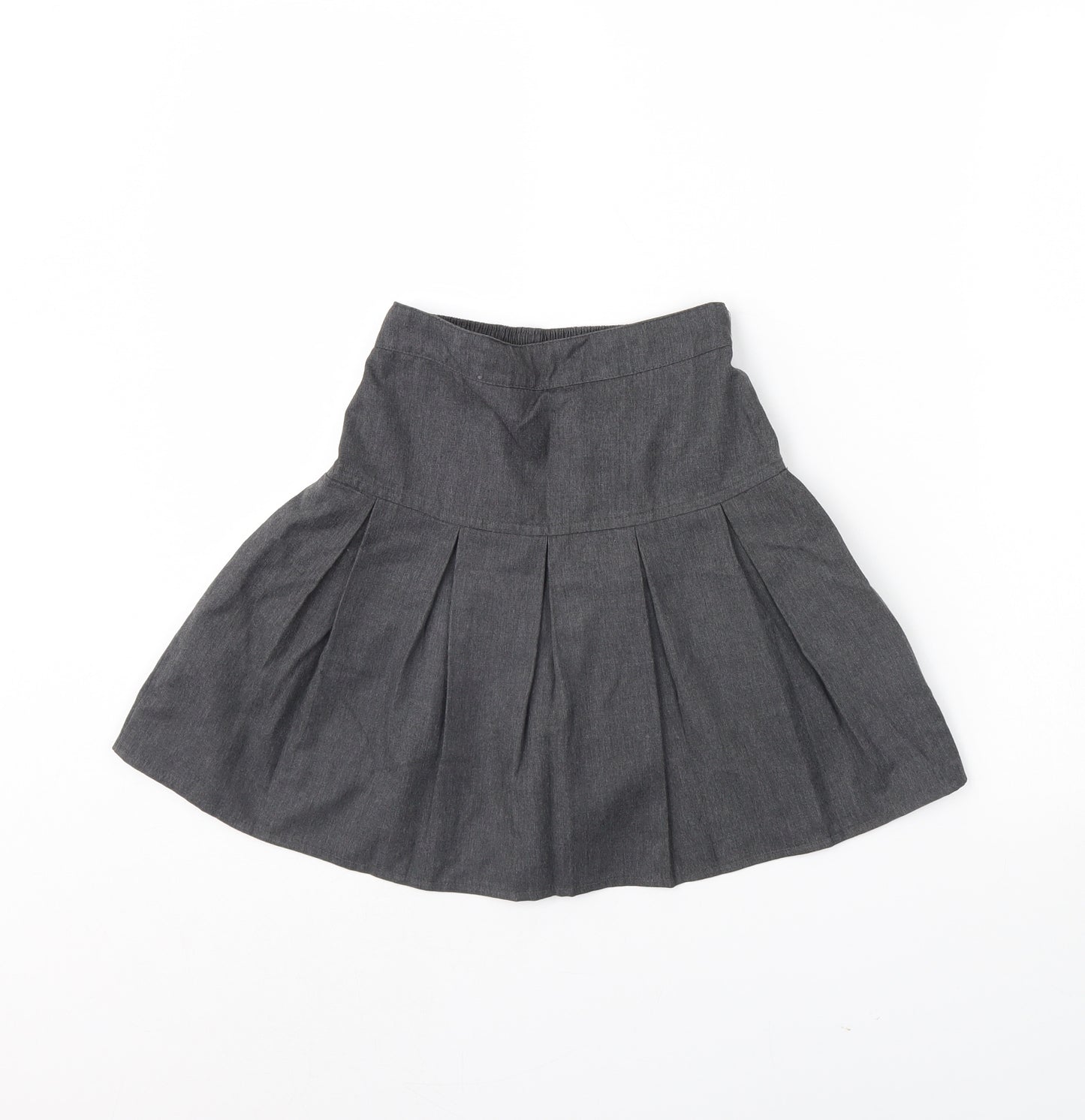 Preworn Girls Grey   Flare Skirt Size 6 Years