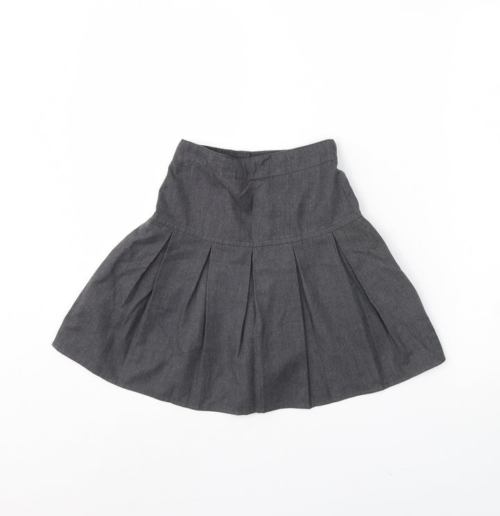 Preworn Girls Grey   Flare Skirt Size 6 Years
