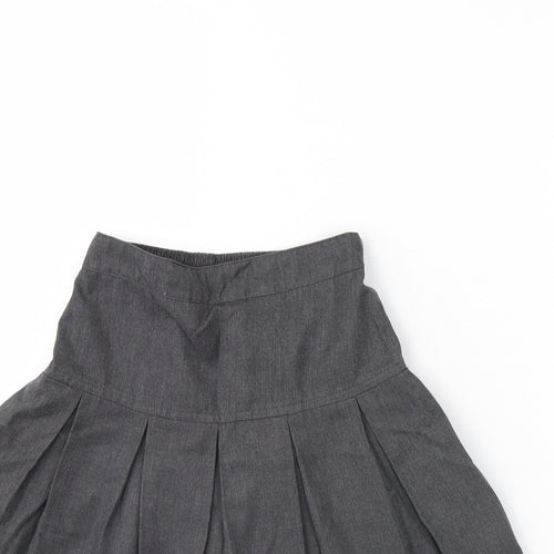 Preworn Girls Grey   Flare Skirt Size 6 Years