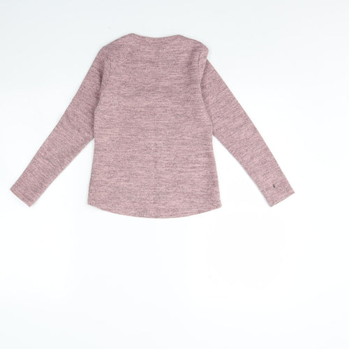 Grace Girls Pink   Basic T-Shirt Size 8 Years  - Butterfly