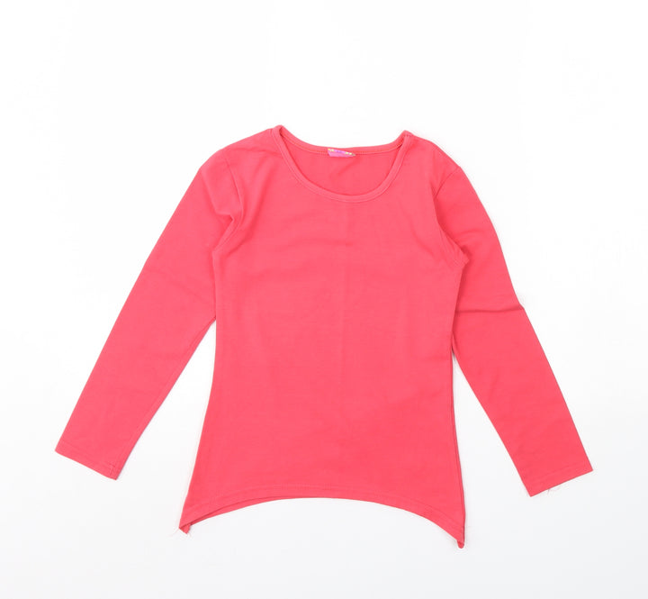 Niebieski Girls Pink   Basic Blouse Size 4 Years