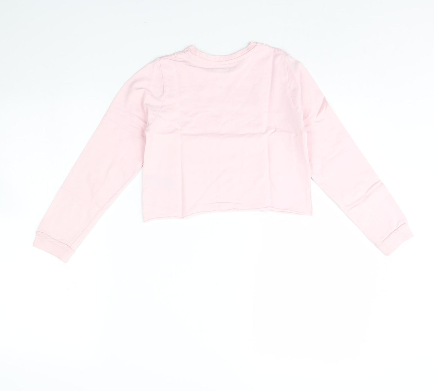 Pep & co Girls Pink   Pullover Jumper Size 7 Years  - fab