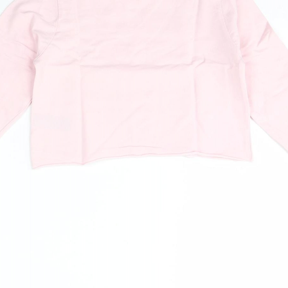 Pep & co Girls Pink   Pullover Jumper Size 7 Years  - fab
