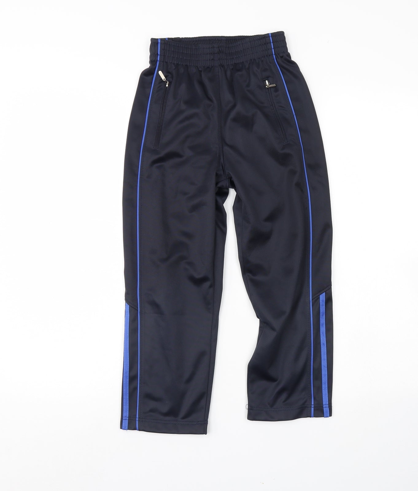 Preworn Boys Blue   Jogger Trousers Size 7 Years