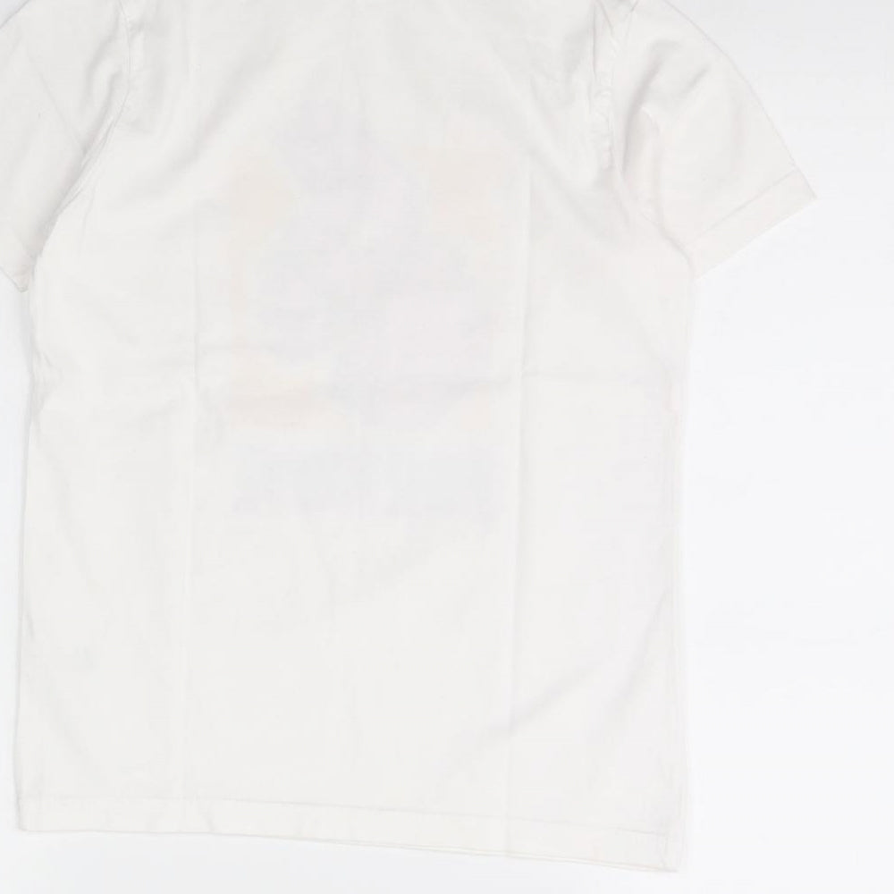 George Girls White   Basic T-Shirt Size 8 Years  - Fortnite