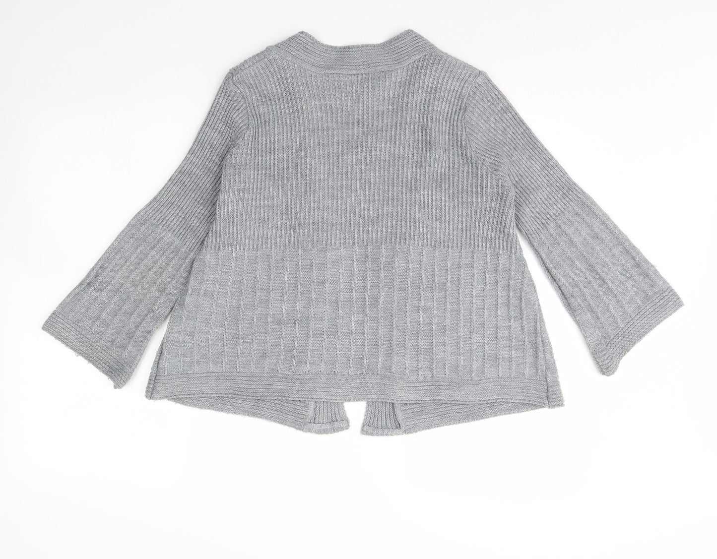 New Look Womens Grey   Cardigan Jumper Size M