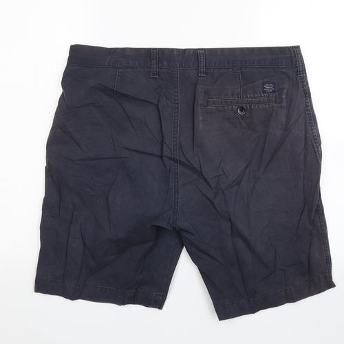 M&S Mens Blue   Chino Shorts Size 36 in