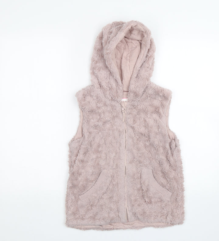 Nutmeg Girls Pink Full Zip Hoodie Size 10-11 Years