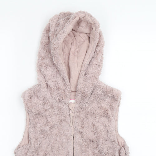 Nutmeg Girls Pink   Full Zip Hoodie Size 10-11 Years