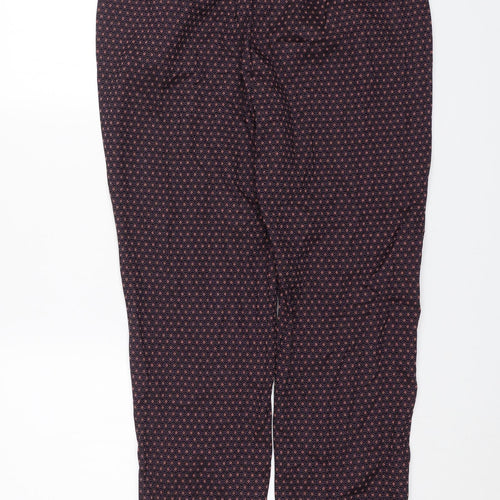 M&S Womens Purple   Trousers  Size 14 L28 in