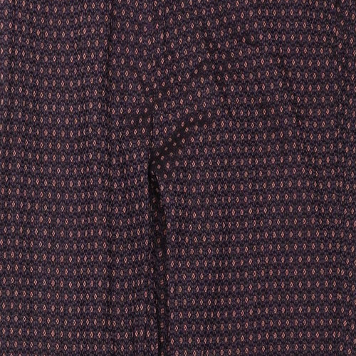 M&S Womens Purple   Trousers  Size 14 L28 in