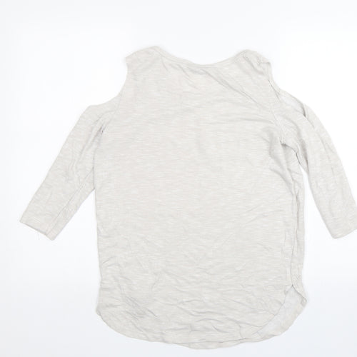Select Womens Beige   Basic Blouse Size 12