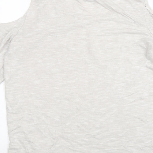 Select Womens Beige   Basic Blouse Size 12