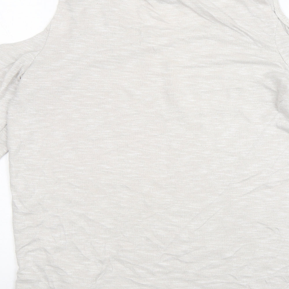 Select Womens Beige   Basic Blouse Size 12