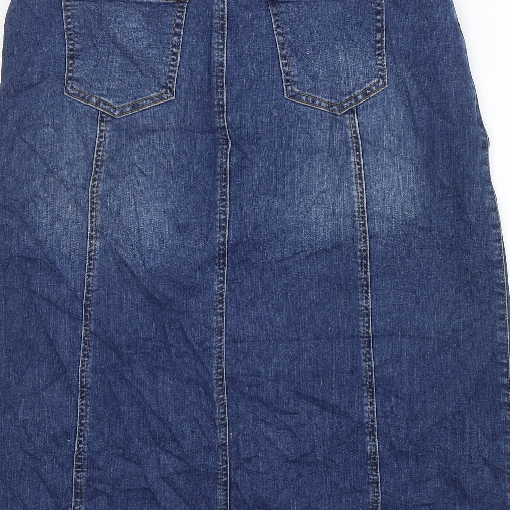 Blue 73 Womens Blue   Straight & Pencil Skirt Size 10