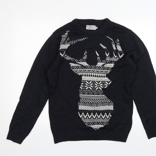 TU Mens Blue   Pullover Jumper Size S  - Stag