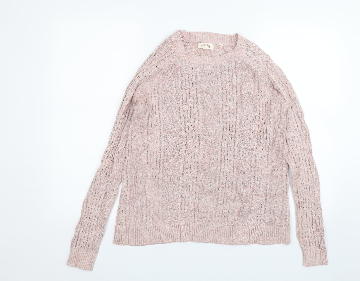 Fat Face Womens Pink   Pullover Jumper Size 10