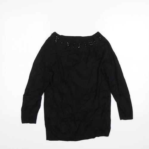 M&Co Womens Black   Pullover Jumper Size 12