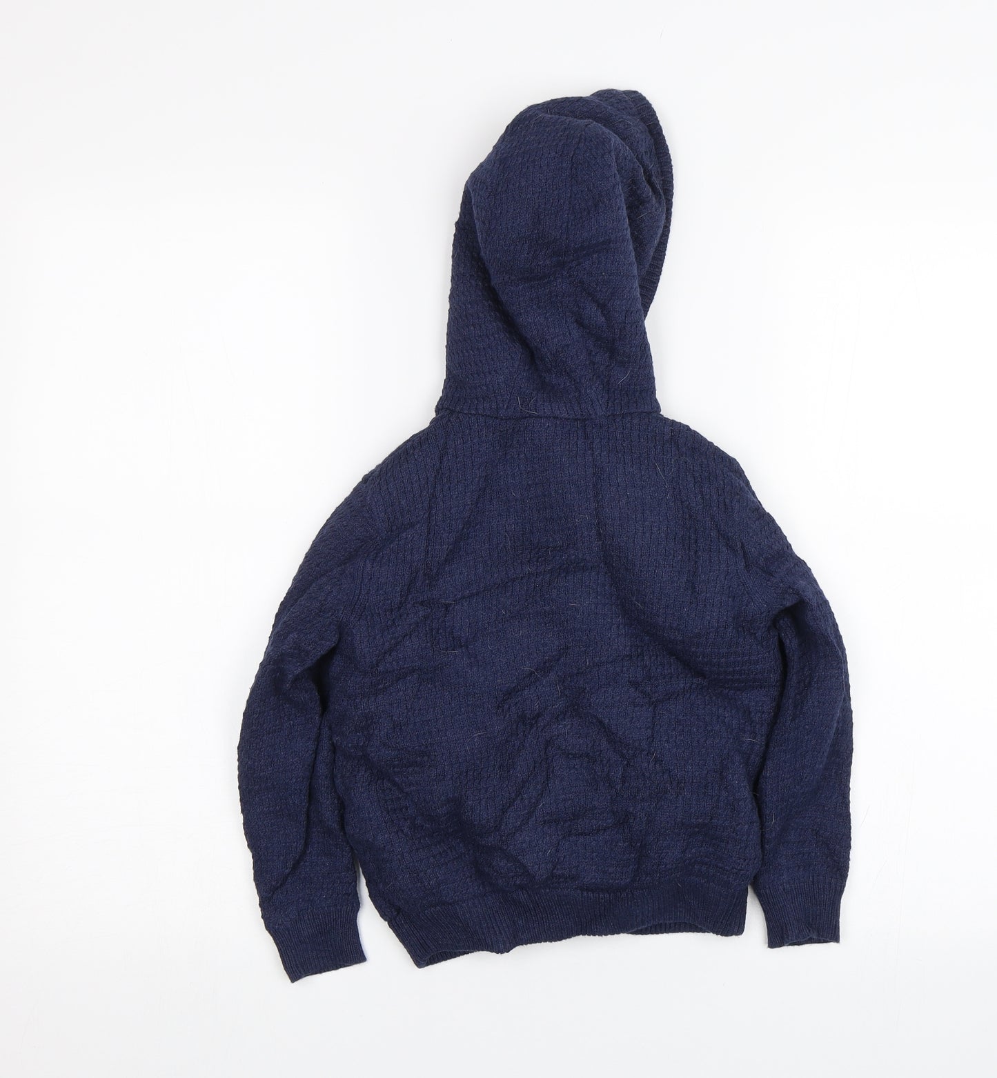 M&S Boys Blue   Full Zip Hoodie Size 4-5 Years