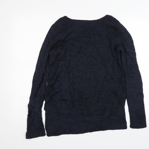 H&M Womens Blue   Pullover Jumper Size S