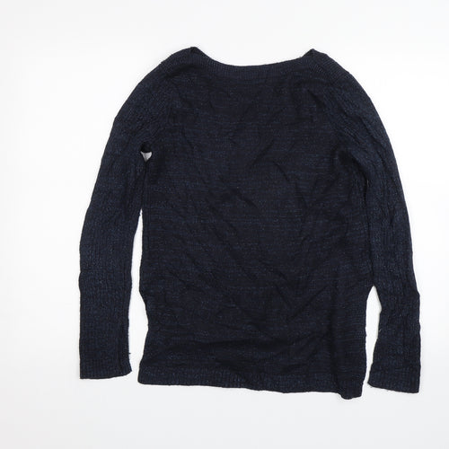 H&M Womens Blue   Pullover Jumper Size S