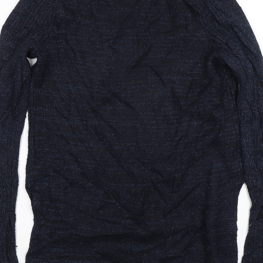 H&M Womens Blue   Pullover Jumper Size S