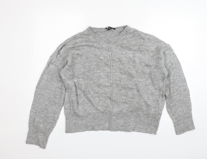 New Look Womens Grey   Pullover Jumper Size M
