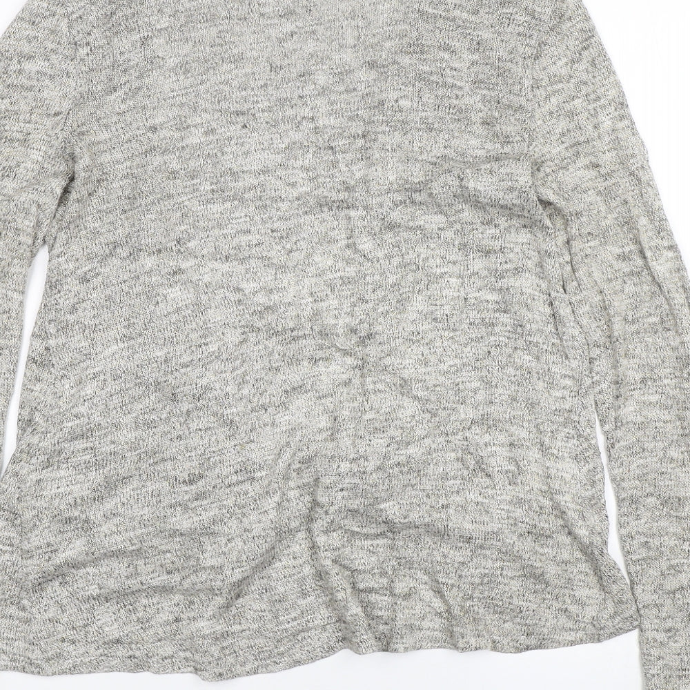 New Look Womens Grey   Cardigan Jumper Size 8