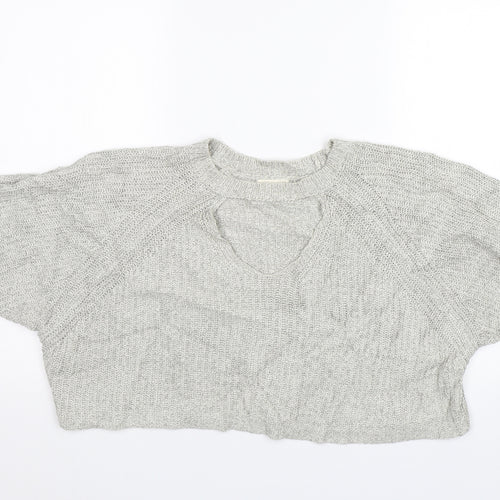 Silence + Noise Womens Grey   Pullover Jumper Size L
