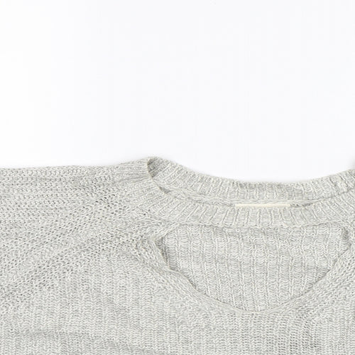 Silence + Noise Womens Grey   Pullover Jumper Size L