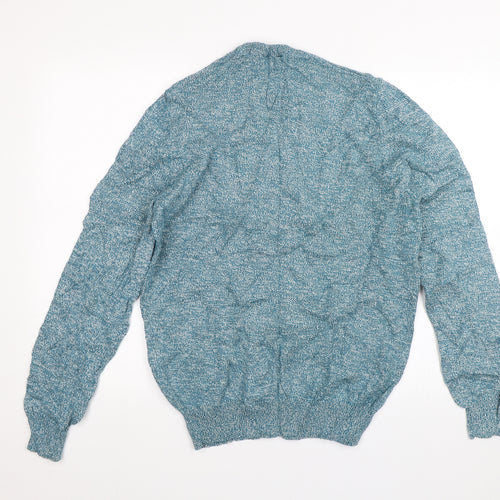 Atlantic Bay Mens Blue   Pullover Jumper Size M