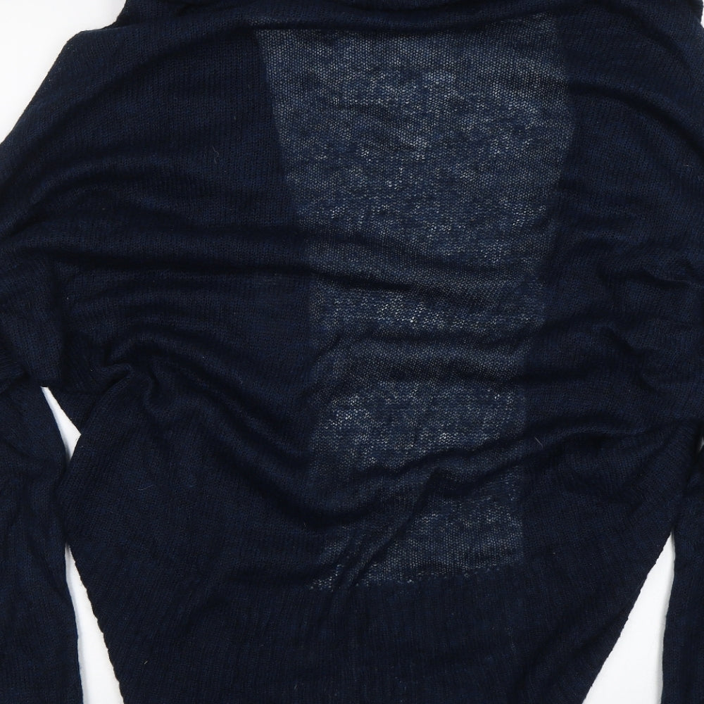 H&M Womens Blue   Cardigan Jumper Size M
