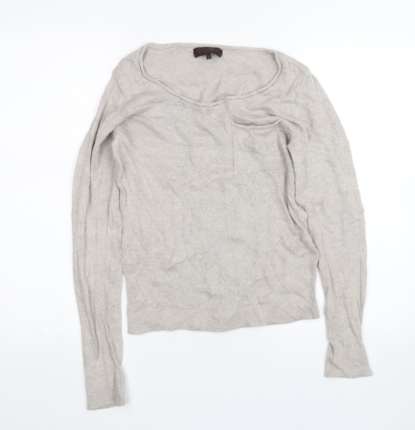 Great Plains Womens Beige   Pullover Jumper Size S