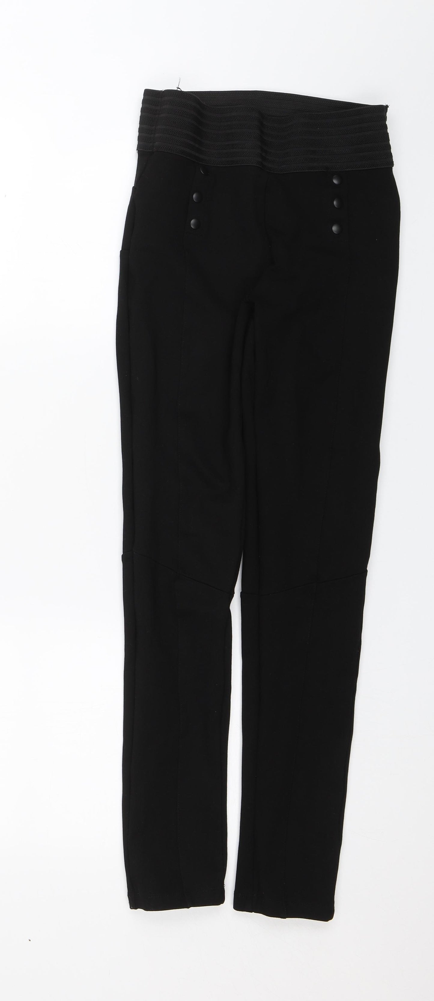 Zara Womens Black   Jegging Trousers Size S L26 in