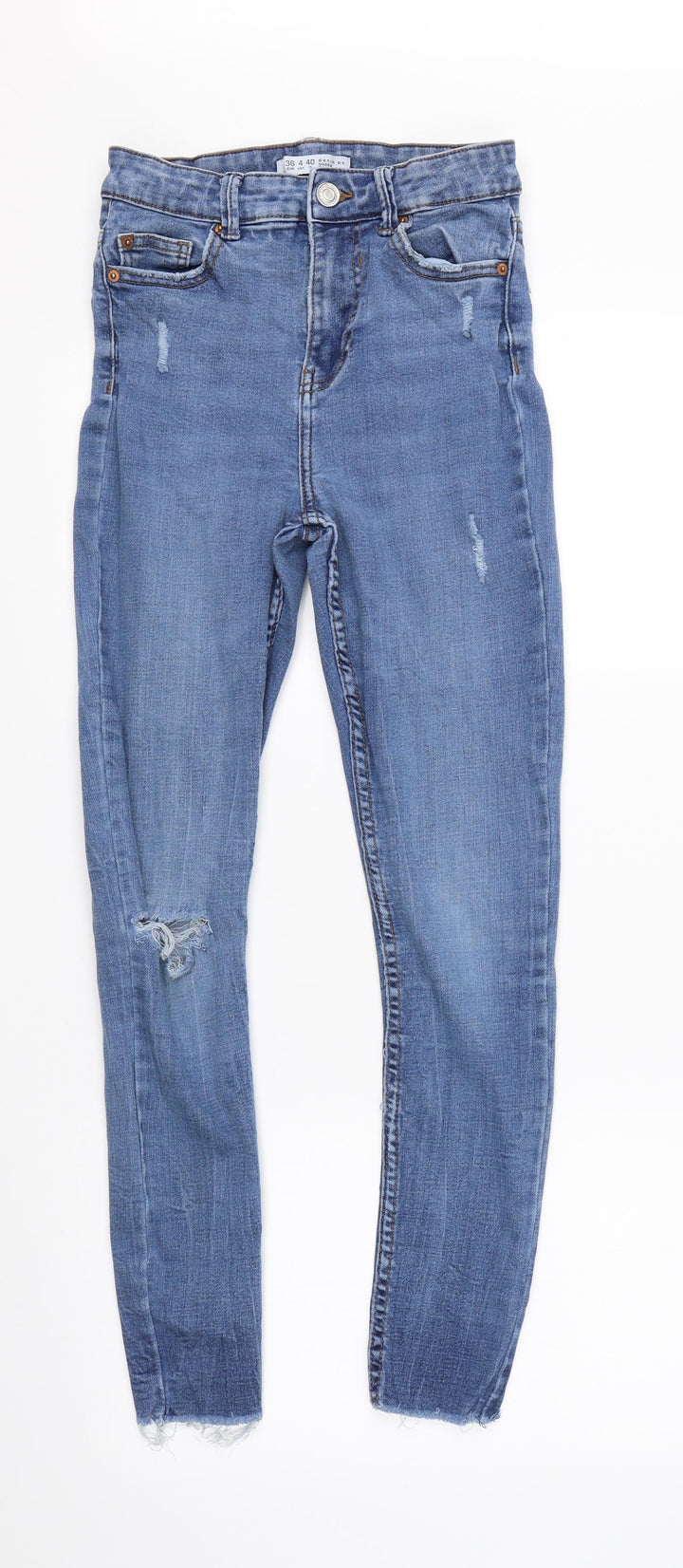Denim Co Womens Blue Denim Skinny Jeans Size 8 L24 in