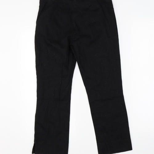 Wallis Womens Black   Dress Pants Trousers Size 10 L21 in