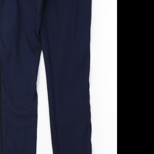 Papaya Womens Blue   Dress Pants Trousers Size 10 L28 in
