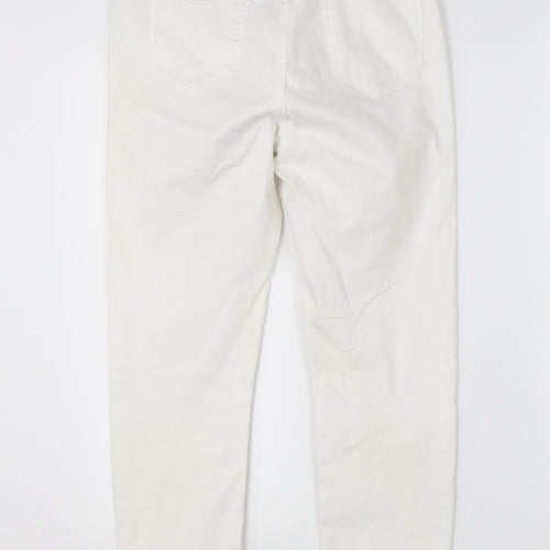 Marks & Spencer Womens White   Straight Jeans Size 8 L22 in