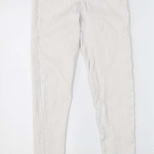 Topshop Womens White  Denim Skinny Jeans Size 28 in L32 in