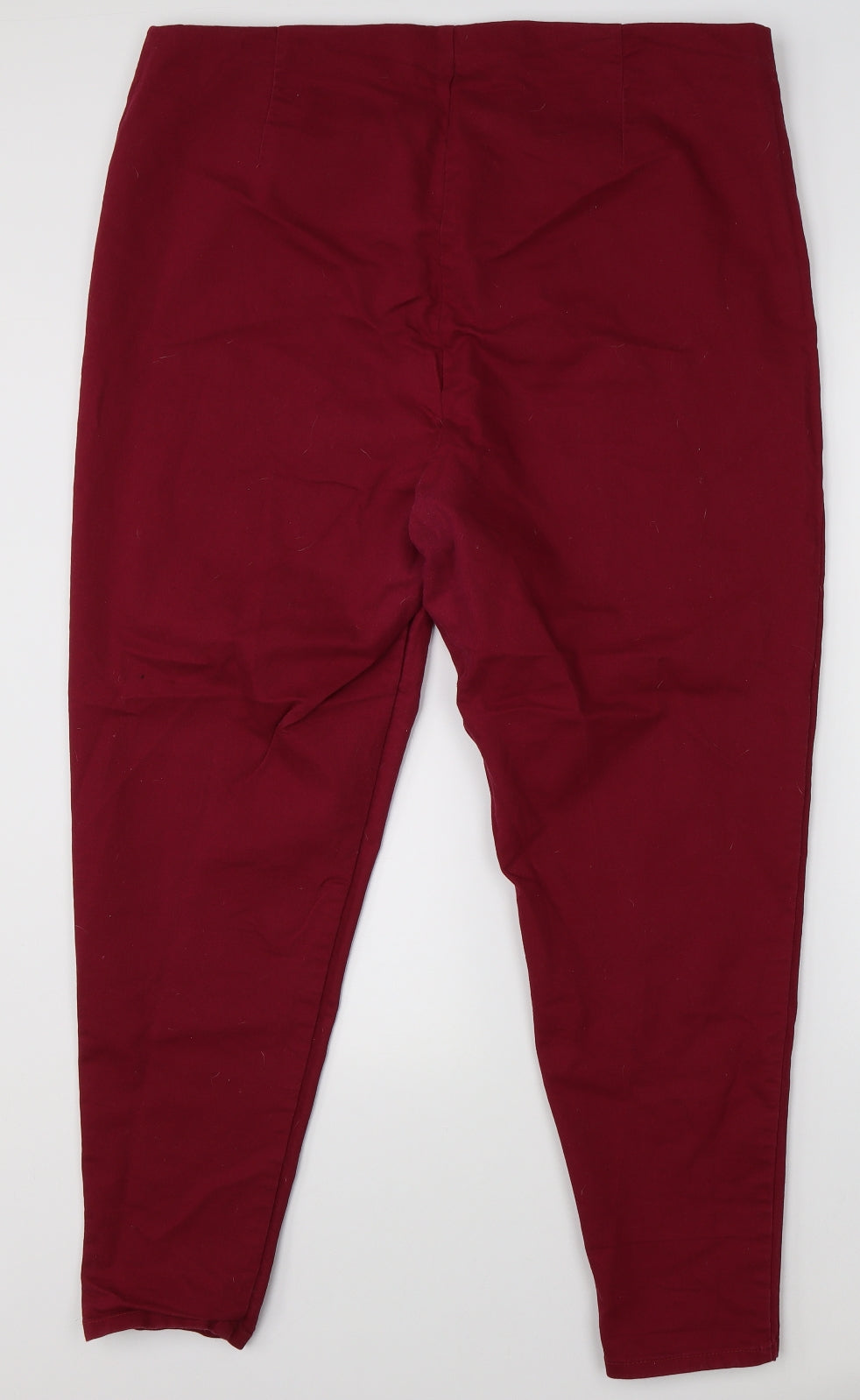 George Womens Red   Chino Trousers Size 22 L26 in
