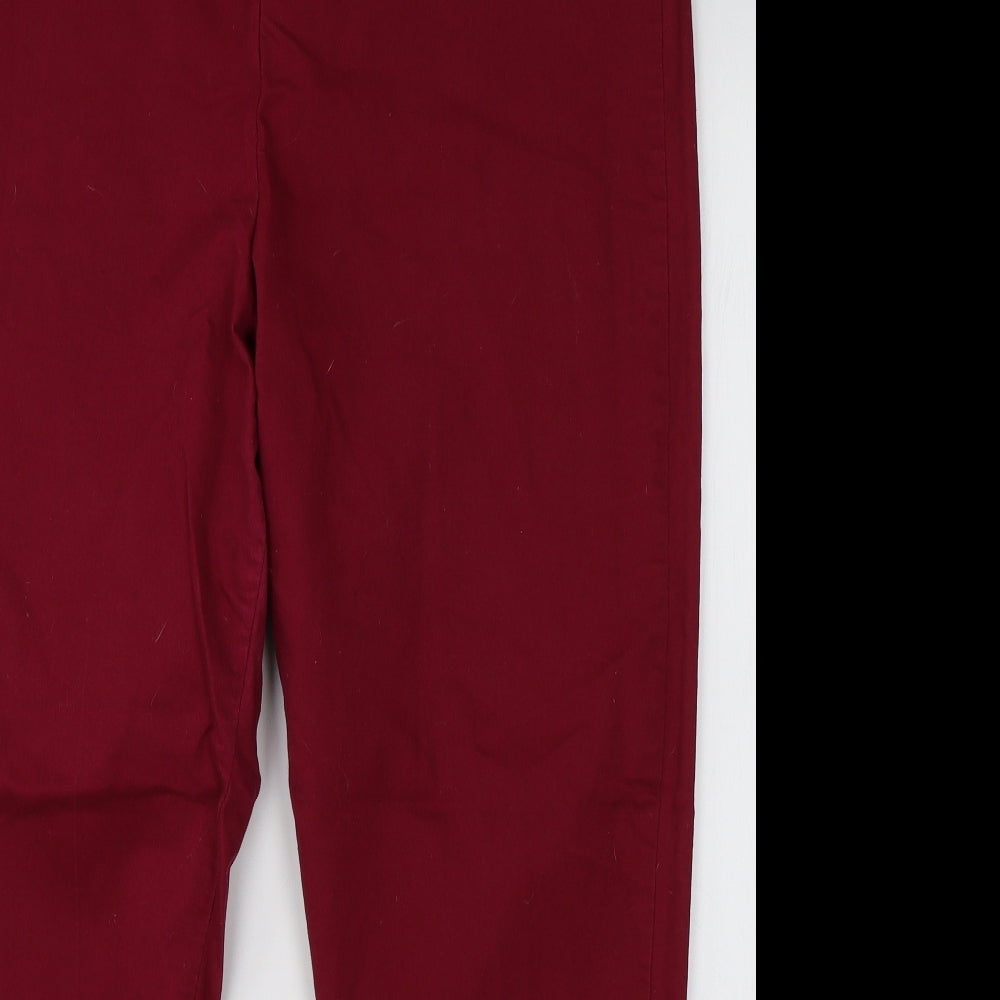 George Womens Red   Chino Trousers Size 22 L26 in