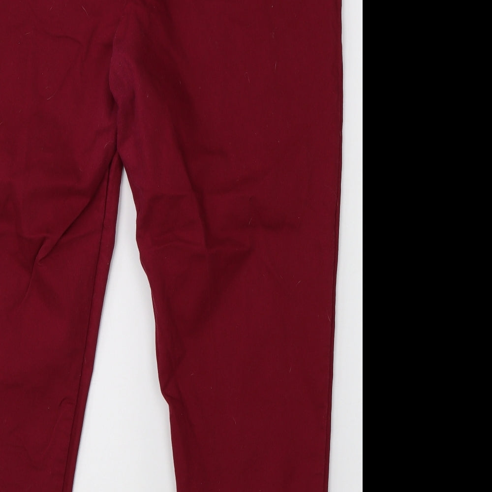 George Womens Red   Chino Trousers Size 22 L26 in