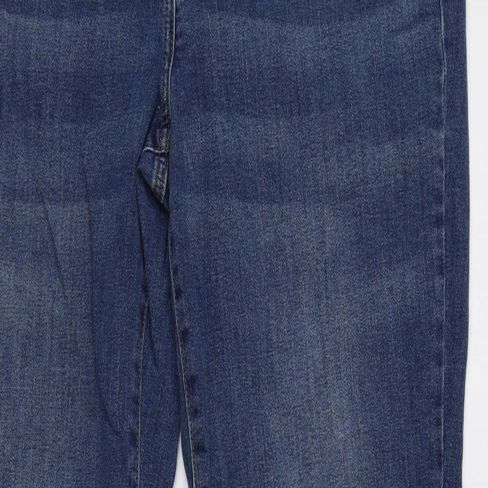NEXT Womens Blue  Denim Straight Jeans Size 18 L30 in