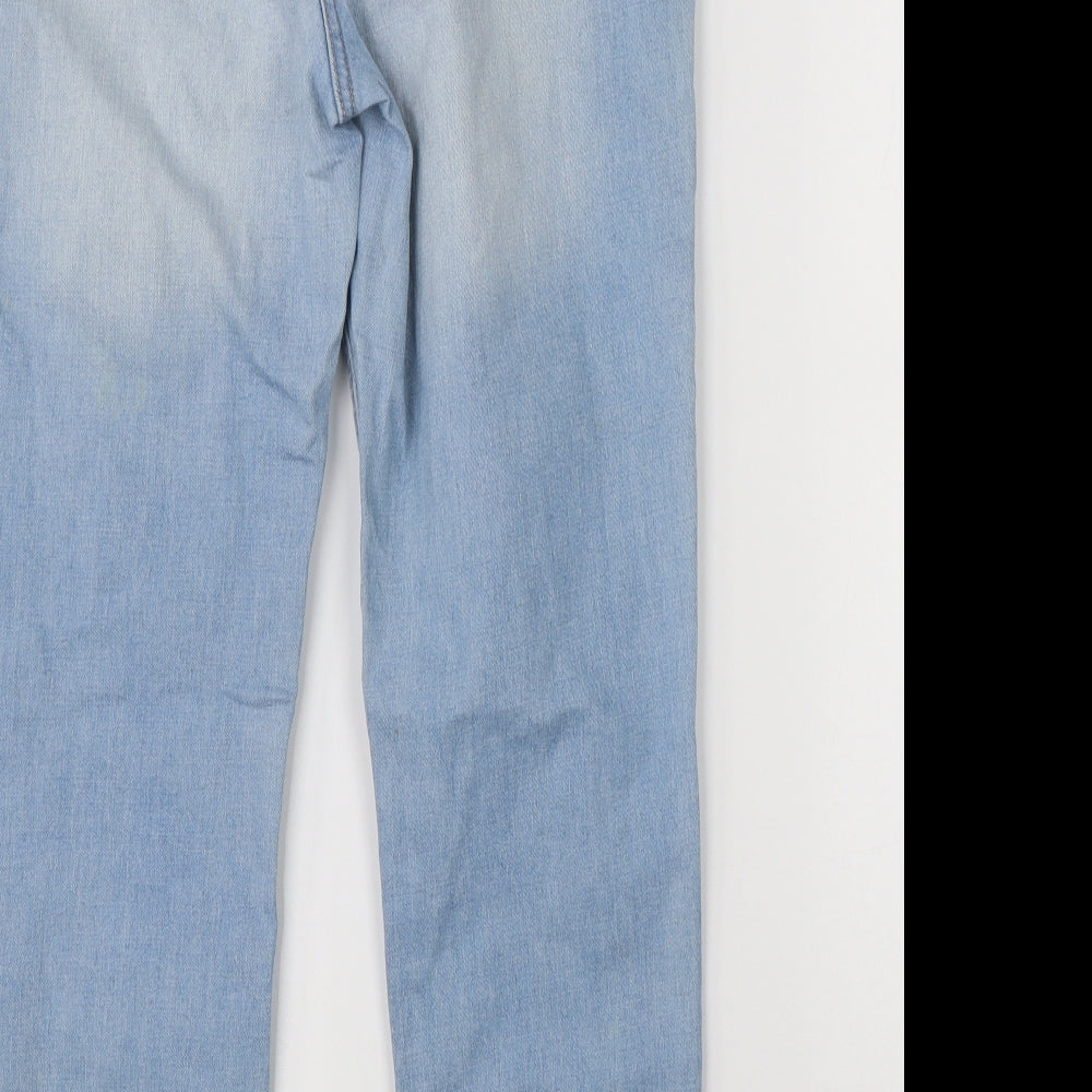 NEXT Womens Blue  Denim Cropped Jeans Size 14 L23 in