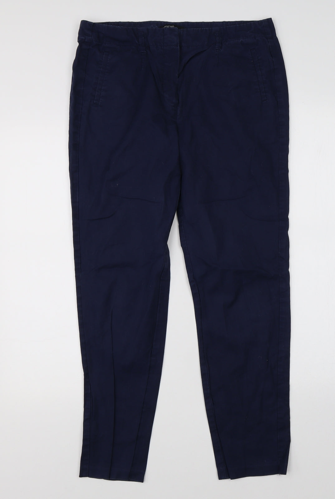 Autograph Womens Blue   Chino Trousers Size 10 L26 in