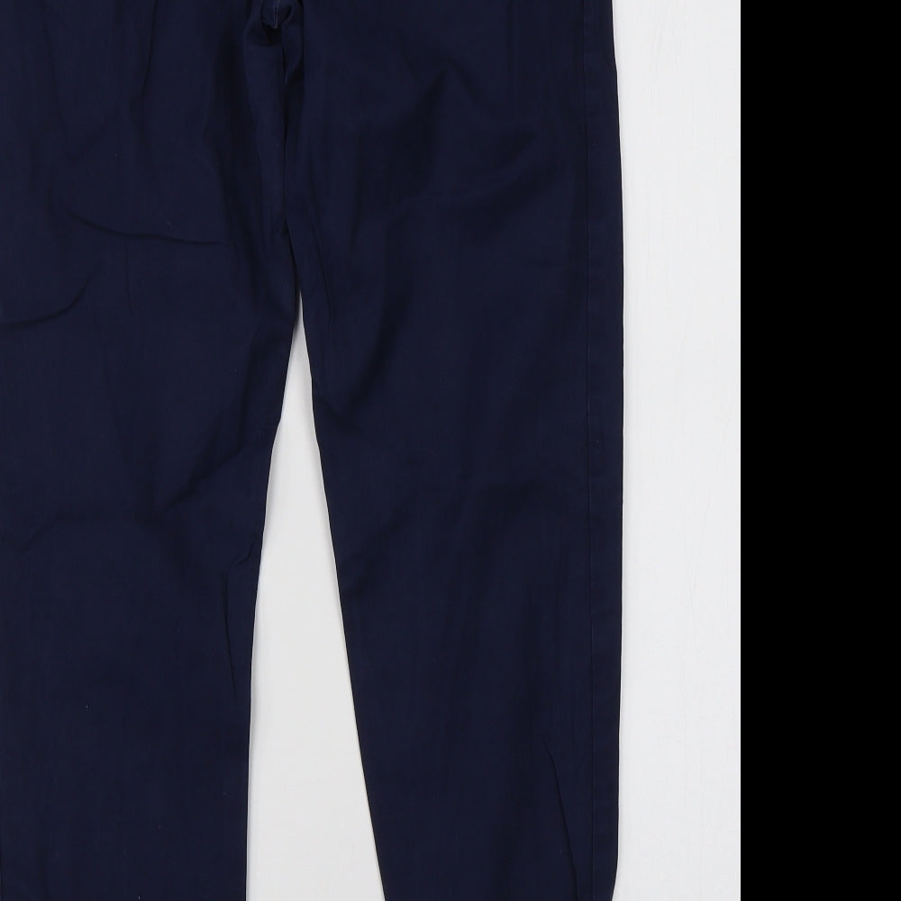 Autograph Womens Blue   Chino Trousers Size 10 L26 in